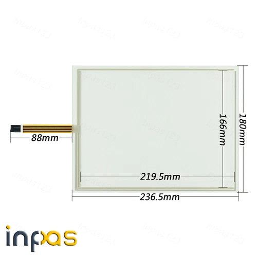 1SET For  Touch screen panel + overlay film XV-440-10TVB-1-10
