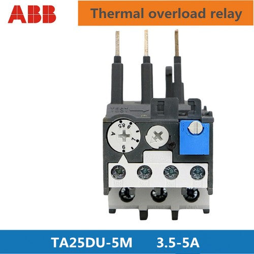 ABB thermal overload Relay TA25DU-5M 3.5-5A TA25DU-5.0M
