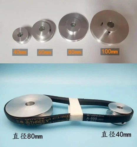 1PC 40mm V-belt Pulley Single Groove A- type Motor Belt Drive Wheel