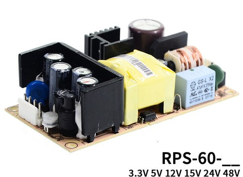 Mean Well RPS-60 Switching Power Supply Medical PCB Type 60W 5V12V15V24V48