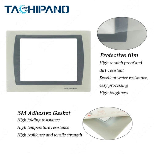Touch Screen for 2711P-T7C22D9P A SER A Panel Glass + Overlay 2711P-T7C22D9P-A