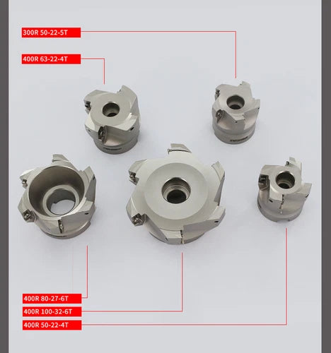 indexable face milling cutter 4Flute end mill FOR APMT1604PDER BAP 400R-80-27-6F
