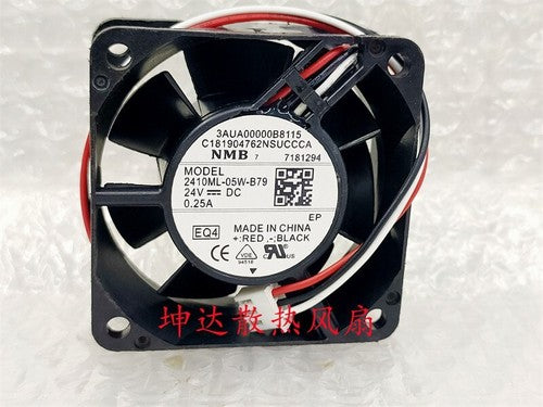 1 PCS NMB Fan 2410ML-05W-B79-EQ4 DC24V 0.25A 6025 6cm 3-PIN cooling fan