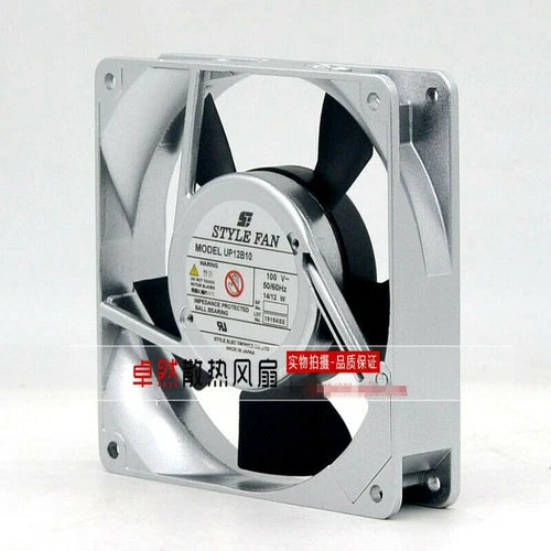 1PC  FAN aluminum frame cooling fan UP12B10 100V 14/12W 120*120*25MM
