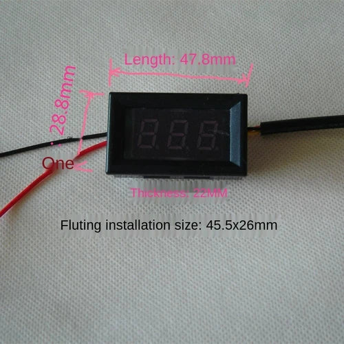 1PC pneumatic shock digital pressure gauge Small panel mounting Pressure gauge