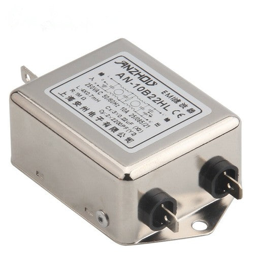 1PC  AN-10B22HL 10A 250V Double Section High Performance Power Filter