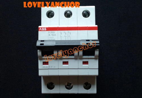 1PC   Miniature Circuit Breaker S203-K16 3P K 16A (2CDS253001R0467)