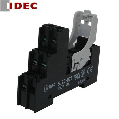 IDEC relay base SJ2S-07L RJ2S series 250V 8A with finger protection