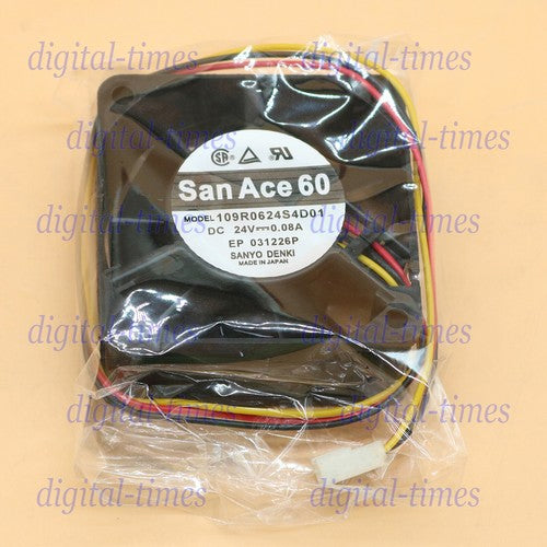 One For SANYO  109R0624S4D01 San Ace60 24V 0.08A cooling fan Free Shipping