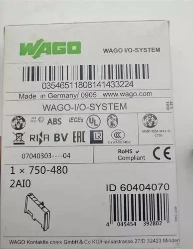 750-480  WAGO 750480 Module PLC Adapter 750 480