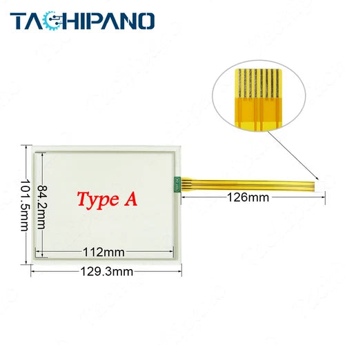 1SET  for 2711P-T6C20D with Touch Screen Glass 2711P-T6C20A Plastic Case