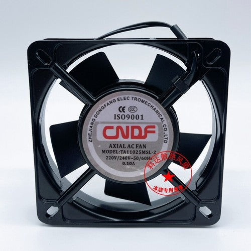 1 PCS CNDF Axial Fan TA11025MSL-2 Industrial Cooling Fan 12025 12cm 220V 2 wire