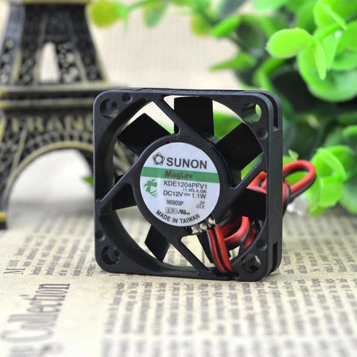 2pcs  2pin Cooling Fan  KDE1204PFV1 11.MS.AF.GN 12V 1.1W