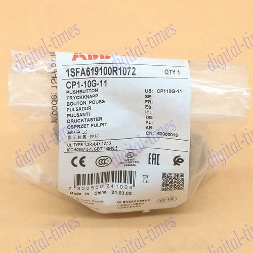 1PC  abb CP1-10G-11 CP110G11 Button Switch Green FAST SHIP