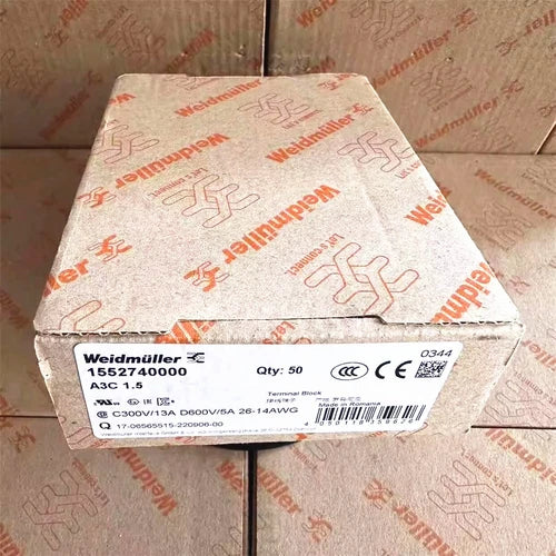50pcs  1552740000 A3C 1.5 Straight-through Grounding Terminal