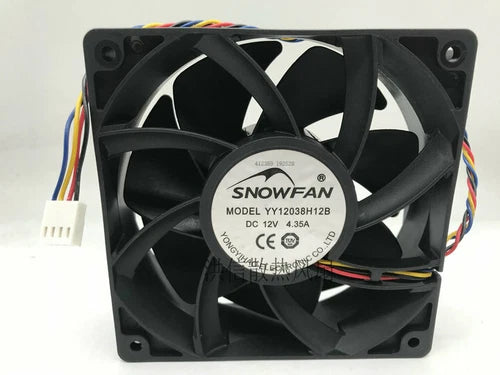 1PC SNOWFAN YY12038H12B Cooling Fan DC12V 4.35A Welding Machine Ant Chassis #P