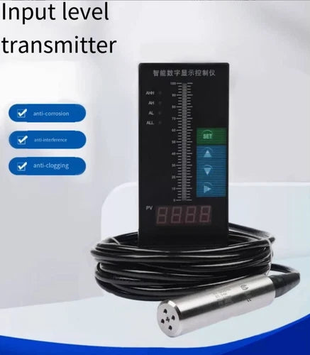 1X level transmitter Water liquid level Sensor Light Column Display 220V 4-20MA
