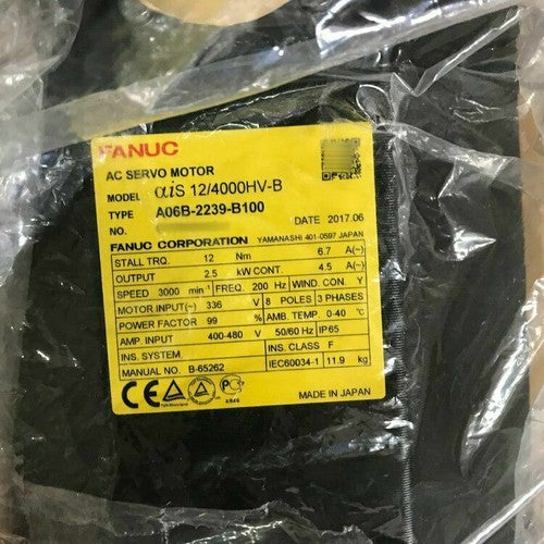 For FANUC A06B-2239-B100  servo motor Free Shipping