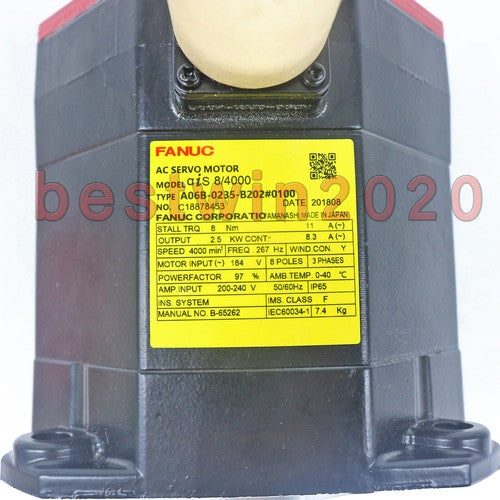 For FANUC A06B-0235-B202#0100  servo motor Free Shipping