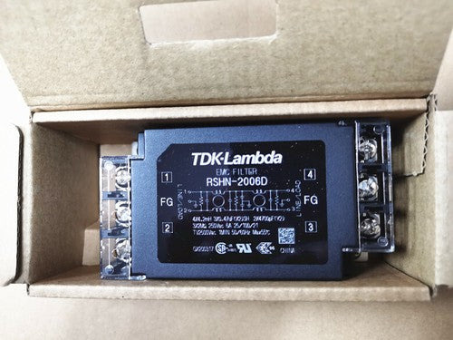 1pc  TDK Lambda RSHN-2006D High Attenuation Single Phase Power Filter 6A 250V