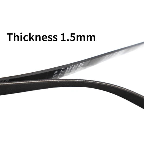 1pcs    10/15/20/25FL280mm Thickness 1.5mm Rubber Seamless Flat Belt