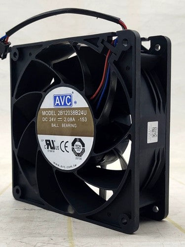 1 pcs AVC Fan 2B12038B24U DC 24V 2.08A 12038 12CM 3 wire inverter cooling fan