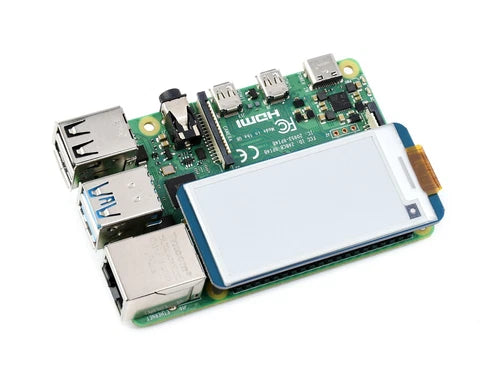 1X Hat E-Ink Display SPI for RPi 4B 3B+ Zero/Zero   2.13inch e-Paper