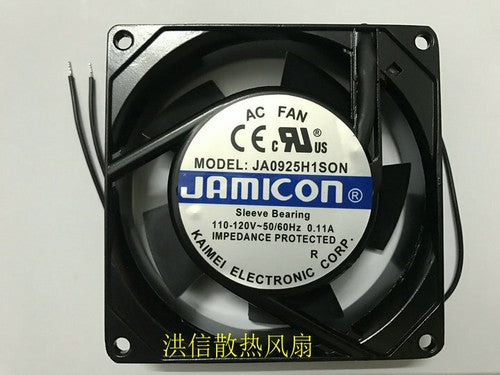 1 PCS JAMICON Fan JA0925H1S0N AC110-120V 0.11A 9025 9CM 2 Wire