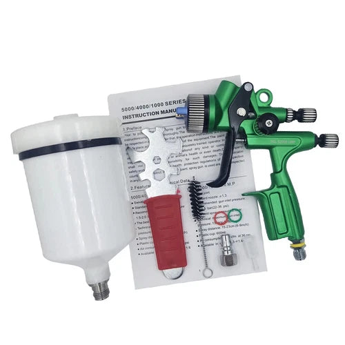 1X  5200B with 1.3mm Nozzle 600ml cup Car Paint Spray Gun HVLP Gravity Spray
