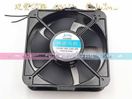 1 PCS Jeffy Fan ZJ20060 AC 220/240V 20060 20CM 2 wire axial fan Aluminum frame