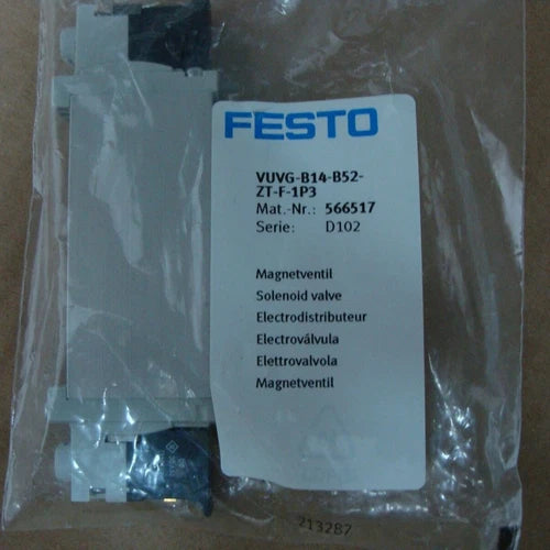 Festo VUVG-B14-B52-ZT-F-1P3 566517  One Solenoid Valve Free Shipping