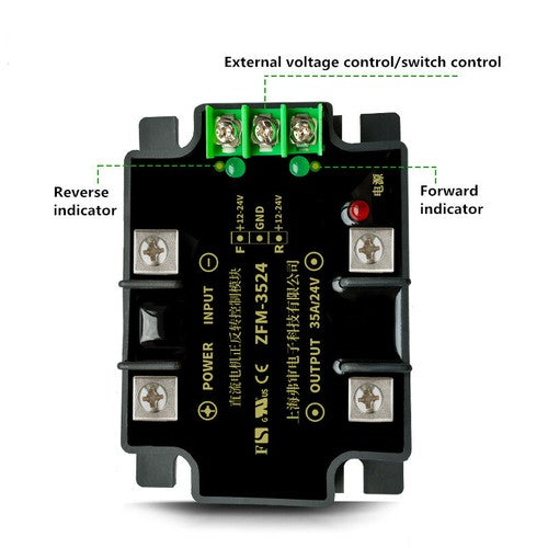 High-power DC motor forward and reverse control module 65A 48V