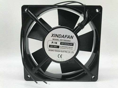1 pcs XINDAFAN Fan XD12025A2HS AC Fan AC 220V 12025 12CM 2 Wire Cabinet fan