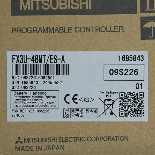 Mitsubishi  FX3U-48MT/ES-A Programmable Logic Controller FREE SHIPPING