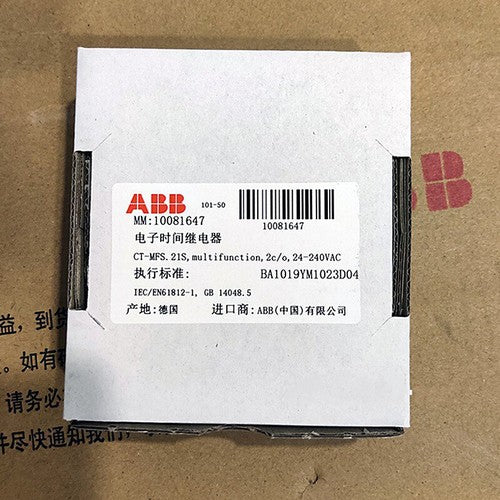 One  Abb time relay CT-MFS.21S 1SVR730010R0200 ONE Year Warranty