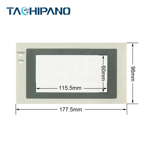 1SET Touch Screen Panel for NT20S-ST121-EV3  NT20S-ST121-ECV3 with Front Overlay