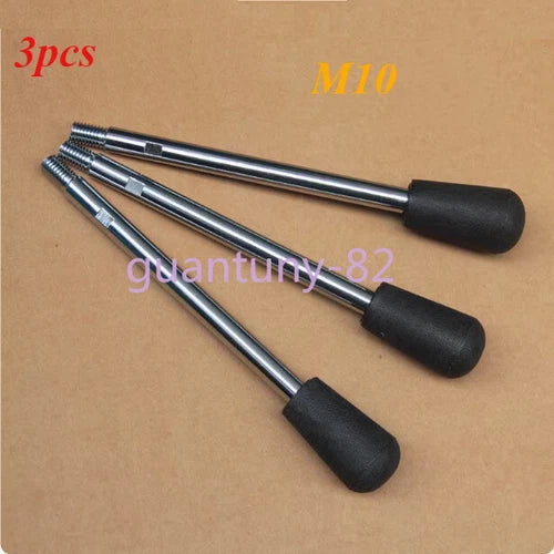 3Pc     Drill Drill Press Handle Press Down Handle Handle Rod M10 200mm
