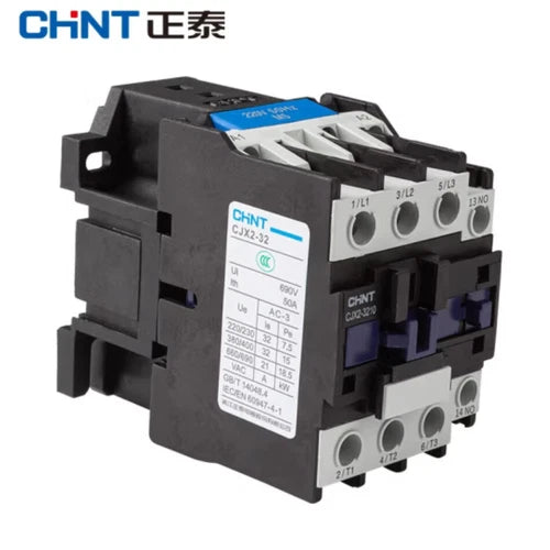 AC Contactor 32A Contact Relay 24/36/110/220/380V Normally Open/Close CJX2-3210