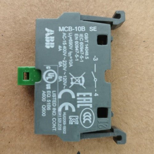 one  ABB push button accessories contact MCB-10B Fast Shipping