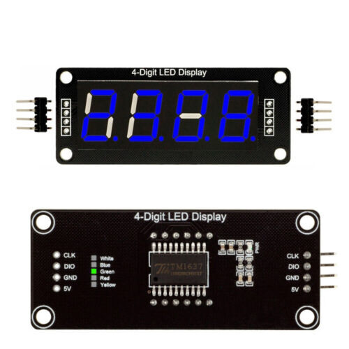 5 PCS TM1637 0.56"" 4-Bit LED Clock Tube Display for Arduino Red/Blue/Green-