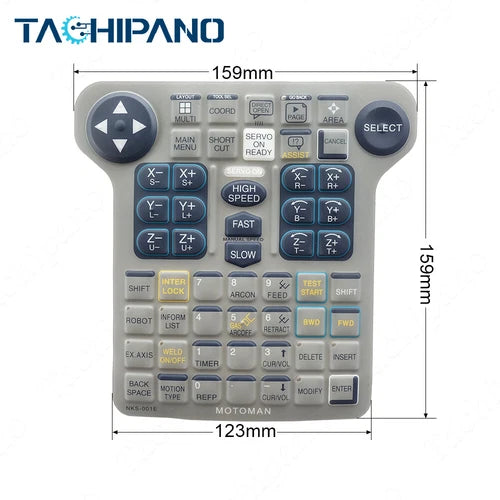 1PC  for   Robot NX100 JZRCR-NPP01-1 Teach Pendant Membrane Protective Film