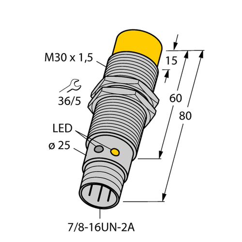 TURCK NI20U-G30-ADZ30X2-B1131 4281812 Inductive sensor