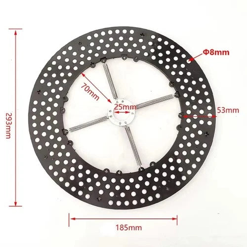 （2 pcs） with rolling ball of 8mm diameter  wheel aligner turntable inner disc