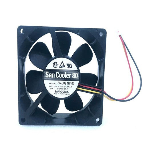 One For SANYO  9A0824H401 24V 0.07A 8025 double ball inverter cooling fan