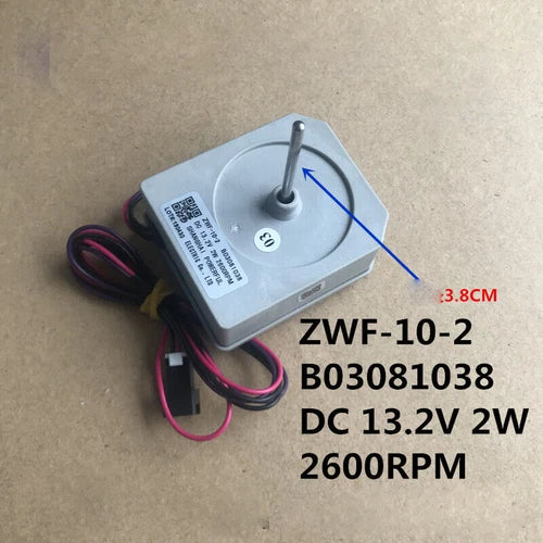 1X  ZWF-10-2 B03081038 DC Fan Refrigerator Freezing Fan Motor