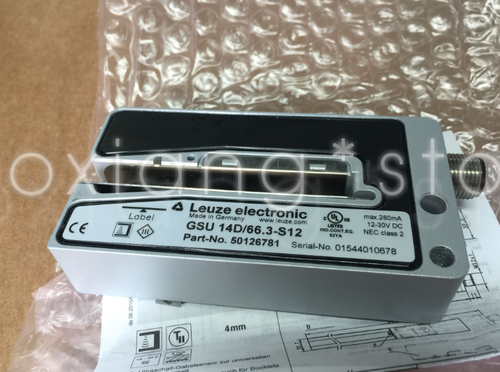 Ultrasonic Label Sensor GSU 14D/66.3-S12 12 50126781 Accessories