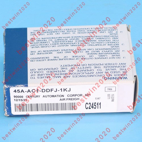 MAC 1PC  solenoid valve 45A-AC1-DDFJ-1KJ ONE Year Warranty