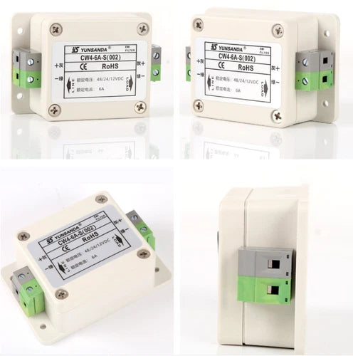 1PC  Car Anti-interference Filter CW4-30A-S(002) 30A DC Power Filter 12V/24V/48V