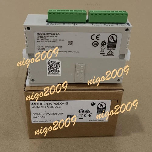 1PC  S Series PLC Analog I/O Module AI4 AO2 DVP06XA-S