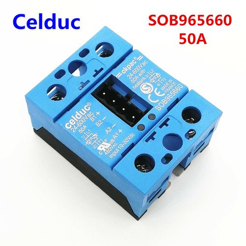 Celduc solid state relay SOB965660 50A 24-600VAC